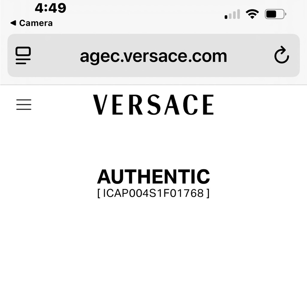 Versace Medusa Baseball Hat Unisex NWOT - Picture 13 of 14
